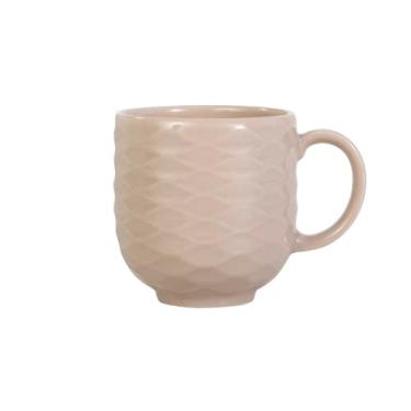 Imagem de Germer, Caneca em porcelana, modelo Ondas, tamanho G, Capacidade 350 ml, Creme