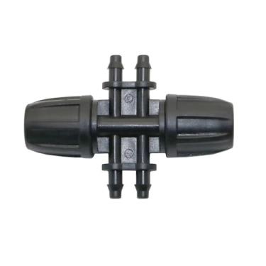 Imagem de Divisores de mangueira de irrigação porca de trava 8/11 mm a 4/7 mm conector de mangueira de 6 vias acessórios de irrigação por gotejamento de aquário 5 peças