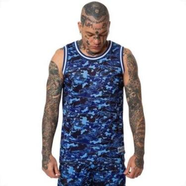 Imagem de Regata Basquete Okdok Camuflada Masculina-Masculino