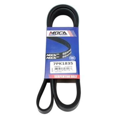 Imagem de MOCA 7PK1835 EPDM Correia serpentina serve para 2008-2012 para Honda Accord L4 2.4L Correia de transmissão acessória - Unidade acessória