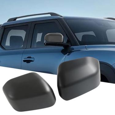 Imagem de L2R LHD para BYD Shark 6 (2024-2025) Capa de espelho retrovisor lateral da porta acabamento decoração ABS preto fosco acessórios exteriores do carro 2 peças