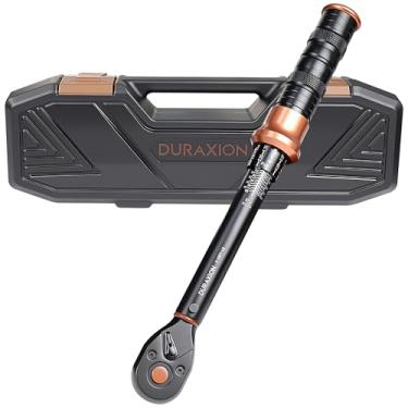 Imagem de DURAXION Chave de torque de acionamento de 3/8 polegadas, ± 3% de precisão com escala dupla de 6,8 a 61 Nm, chaves de torque de direção dupla de 72 dentes para reparo de bicicletas, motocicletas e