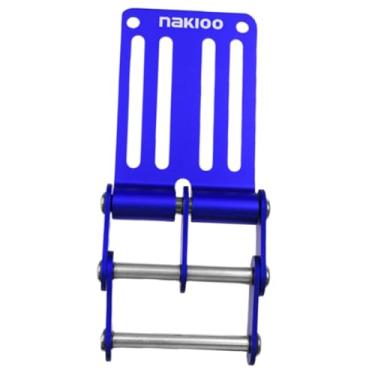 Imagem de IEUDNS Fivela de liberação rápida para cinto de ferramentas, ideal para pochetes. Feita em liga de alumínio e universal. Perfeita para, Azul