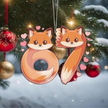 Imagem de Enfeites de Natal 67 meme pendurados em cristal, enfeites de árvore de Natal feitos à mão, decoração de carro e casa - presentes de Natal, decoração de artesanato em acrílico, ideias de troca de