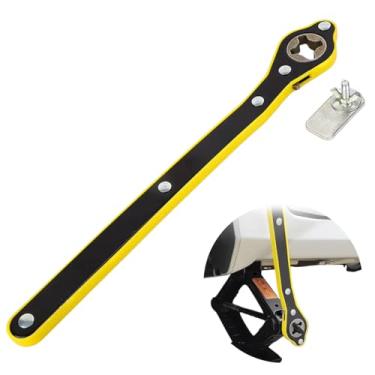 Imagem de Chave Catraca Universal Para Macaco De Carro Automotivo Tipo Tesoura Troca De Pneu Rápida