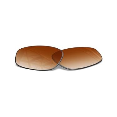 Imagem de SmartVLT Lentes de reposição masculinas gradientes marrom para óculos de sol Oakley Monster Dog
