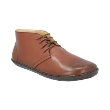 Imagem de GROUNDIES Botas masculinas Milano Barefoot – Elegante, Leve, Durável, Conforto Premium, Sola Flexível, Calçado Urbano Versátil, Caramel, 43