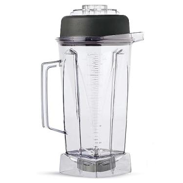 Imagem de Jarra de liquidificador de 1,8 g compatível com Vitamix Blender 5200 5000 6300 recipiente recipiente peças de reposição acessórios com lâmina e tampa