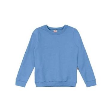 Imagem de Blusão básico infantil menina em moletom Brandili-Feminino