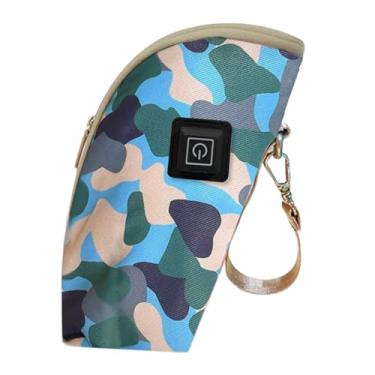 Imagem de Esquirla Bolsa Aquecedora de Mamadeiras Infantil Portátil com Fecho de Zíper, Capa Térmica para Conservar Leite Materno, Temperatura Ajustável, Style E