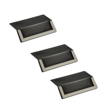 Imagem de Kit 3 Puxador Moveis Citizen 45 Graus P Niquel Velho Zen