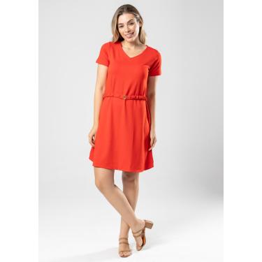 Imagem de Vestido Pau a Pique Básico Coral