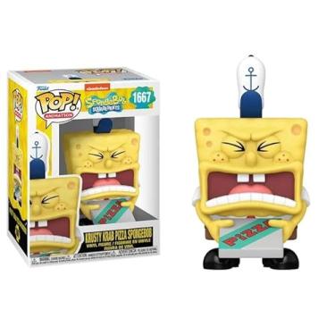 Imagem de Funko Spongebob Squarepants 25th Anniversary + Pop Protector: Pop! TV Vinyl Figure (Collector Gift Set Bundled with ToyBop Brand Box Protector Case) (Krusty Krab Pizza #1667/75738)
