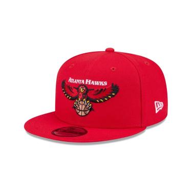 Imagem de BONE NEW ERA 9FIFTY ATLANTA HAWKS NBA HARDWOOD VERMELHO-Masculino