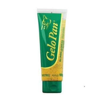 Imagem de Pomada Gel Hidro Alcoólico Gelo Pan 100g Cachorro Cães Gatos Analgésic