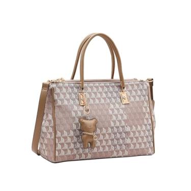 Imagem de Bolsa Sofisticada e Versátil Monograma tridimensional Chenson - Bege 3485422