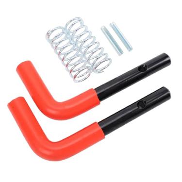 Imagem de Dpofirs Kit de Pinos de Trava para Arado de Neve Com Construção de Metal Duradouro para Arado Ocidental Adequado para UltraMount HTS de Peso Médio - 2 Alças + Clipes de Cabelo de 5/32" + 2 Pinos de