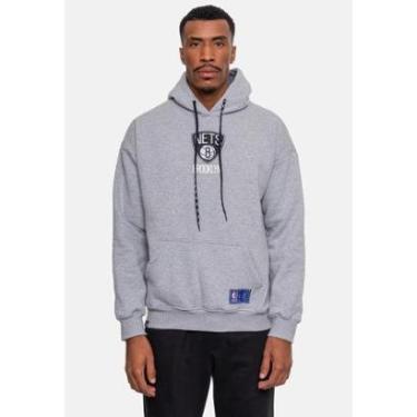 Imagem de Moletom NBA Masculino Conference Brooklyn Nets Masculino-Masculino
