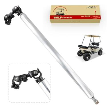 Imagem de Roykaw Coluna de direção de carrinho de golfe com conjunto de eixo, junta de direção intermediária compatível com Club Car DS 1992-up, OEM # 103601601, 1013861, 1016181