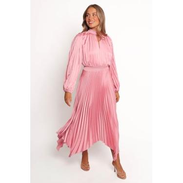 Imagem de Petal & Pup Vestido feminino Eloise rosa claro, Rosa claro, 40