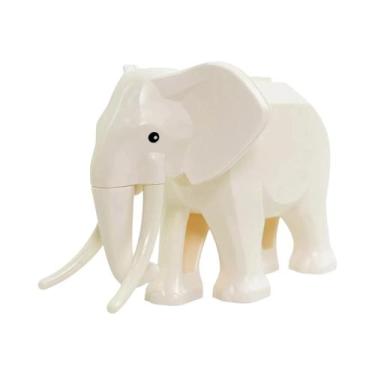 Imagem de Blocos De Montar De Animais Fofos: Orangotango E Girafa Para Crianças 