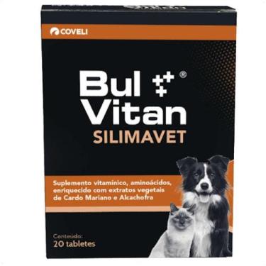 Imagem de Bul vitan silimavet com 20 tabletes suplemento para cães e gatos covel