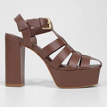 Imagem de Sandália Carrano Fivela Salto Alto Feminina-Feminino