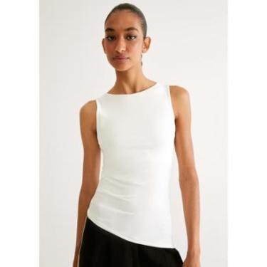 Imagem de Regata Feminina Assimétrica Em Malha Premium-Feminino