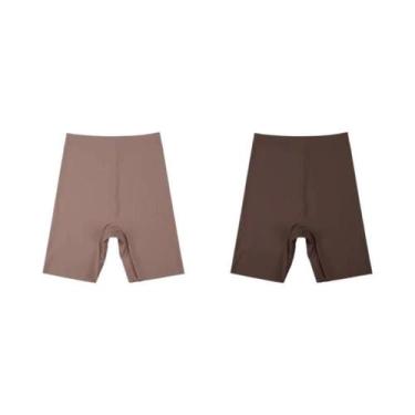 Imagem de Calcinhas Longas Sem Costura De Cintura Alta Para Mulheres, Confortáve