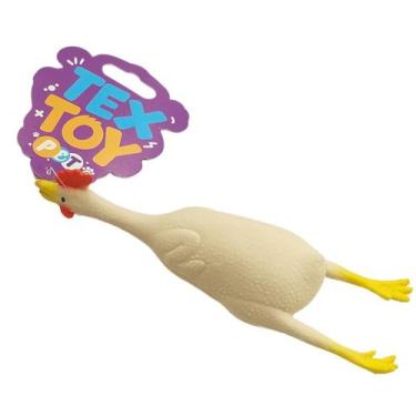 Imagem de Brinquedo Cães E Gatos Franguinho Frango Látex Atóxico Textoy