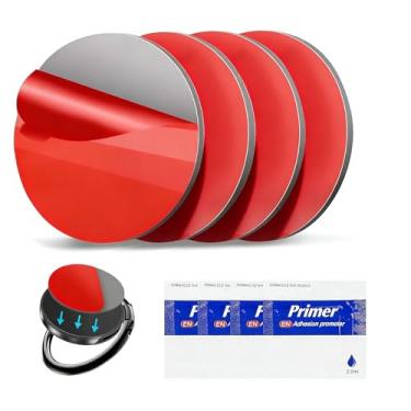 Imagem de 4 almofadas adesivas VHB – adesivo de fita resistente de 5,5 cm para painel de carros e uso diário, aderência adesiva forte e removível, substituição de fita dupla face resistente ao calor, 2