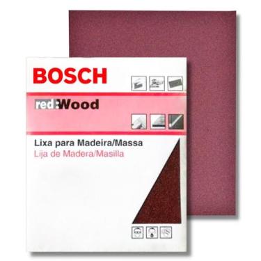 Imagem de Kit c/ 25 lixa massa/mad g80 folha 230x280mm bosch