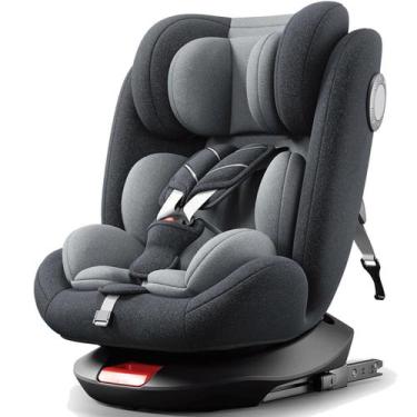 Imagem de Cadeirinha deCarro Zippy Toys ISOFIX 360 0 a 36kg Cinza preto
