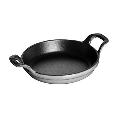Imagem de Staub Mini prato redondo para torrar, cinza grafite, 227 g - cinza grafite