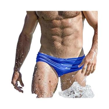 Imagem de Sunga Masculina Sexy De Cintura Baixa Moda Praia Roupa De Banho Parte 