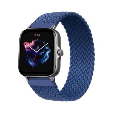 Imagem de Pulseira De Relógio Elástica Trançada De 20mm 22mm Para Amazfit GTS 2 