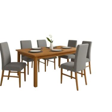 Imagem de Kit 8 Capas para Cadeira de Jantar em Malha Gel, Tecido Elástico 100% Poliéster,cinza, Proteção para Cadeiras 45x65cm