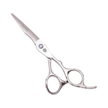 Imagem de Tesoura Profissional De Cabelo Em Aço Inoxidável Prata Para Cabeleirei