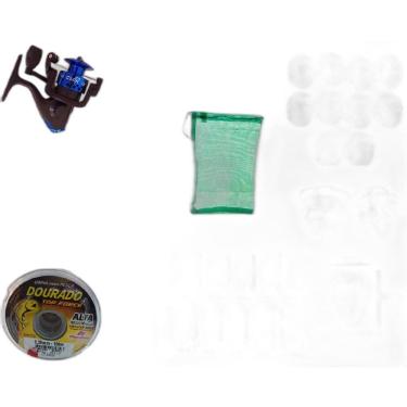Imagem de Kit Pesca Vara Para Molinete 1,20 Mt + Molinete + Linha