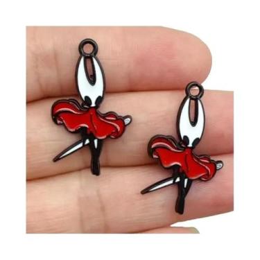 Imagem de Pingentes De Esmalte Hollow Knight 10 Peças, Pingentes De Liga De Dese