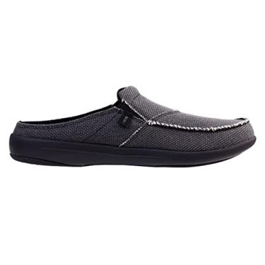 Imagem de REVITALIGN Tênis masculino Siesta Canvas Mule, Preto, 9 Wide