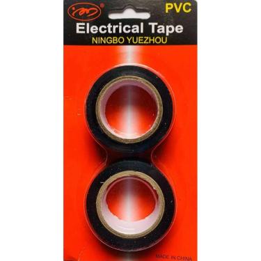 Imagem de Kit Fita Adesiva Isolante 1,8cm x 10m 2 Peças Preta - Quanhe