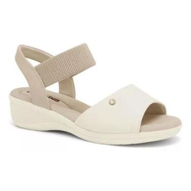 Imagem de Sandália Anabela Comfortflex 24-88404 Leve e Moderna: O Calçado Ideal para Todas as Ocasiões-Feminino