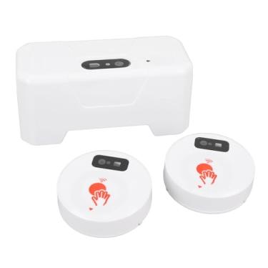 Imagem de Kit de Descarga por Sensor para Banheiro Elétrico com 2 Sensores 1800mAh Tipo Push Externa Automática sem Toque Tecnologia Elétrica Adição Residencial