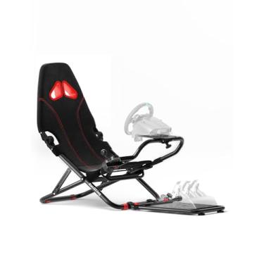 Imagem de RACGTING Racing Simulator Cockpit for G920 G29 G923, Foldable Racing Simulator for Thrustmaster T248X T248 T300 T150 458 TX Xbox PS5 PS4 PC (Black)