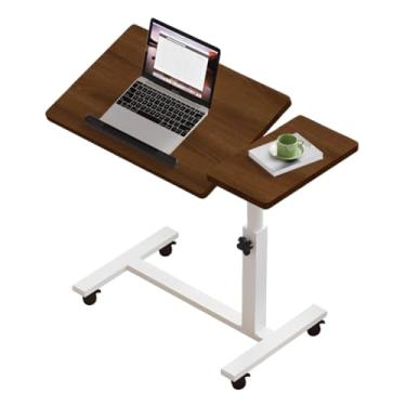 Imagem de Mesa Ergonômica para Notebook MDF com Altura Ajustável e Tampo Reclinável Conforto e Estabilidade(Marrom)