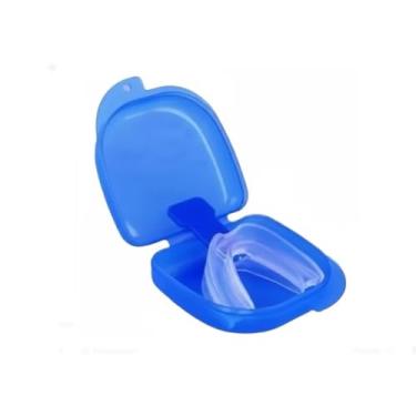 Imagem de Protetor Bucal de Silicone Anti-Ronco Anti-Bruxismo C/Estojo