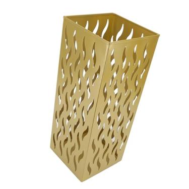 Imagem de aqxreight Suporte de Guarda-Chuva de Entrada Balde de Armazenamento de Metal Elegante Guarda-Chuva de Interno para Casa e Escritório Dourado e -chuvas No Balde São para Entrada de Design (Ouro)