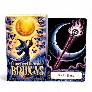 Imagem de Baralho O incrivel Taro das Bruxas 78 Cartas com Manual