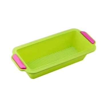 Imagem de Formas Retangulares De Silicone Para Assar Pão, Bolo, Cheesecake, Brow